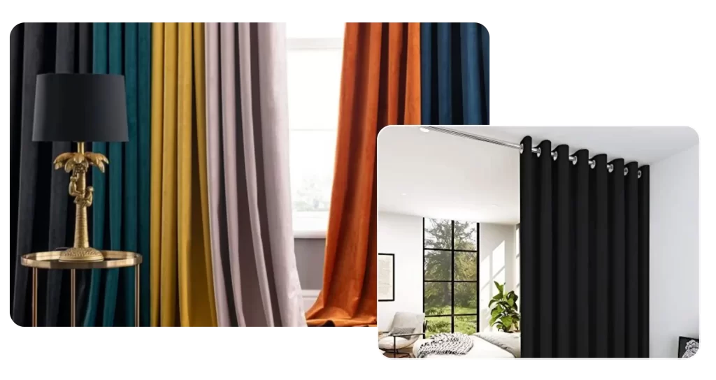 Our Best Collection bedroom blackout curtains