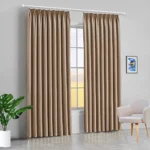 Blackout Double Pinch Pleat Curtain Panel Draperies