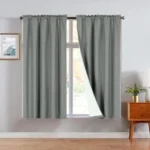 Foam-backed thermal blackout window curtain