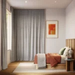 Kate Blackout Curved Curtain in Dubai Hills