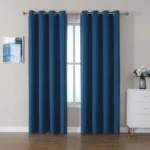 Suede blackout curtains for living room